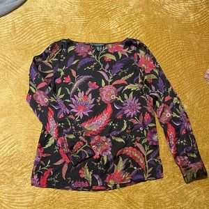 Ralph Lauren Silky Floral Top